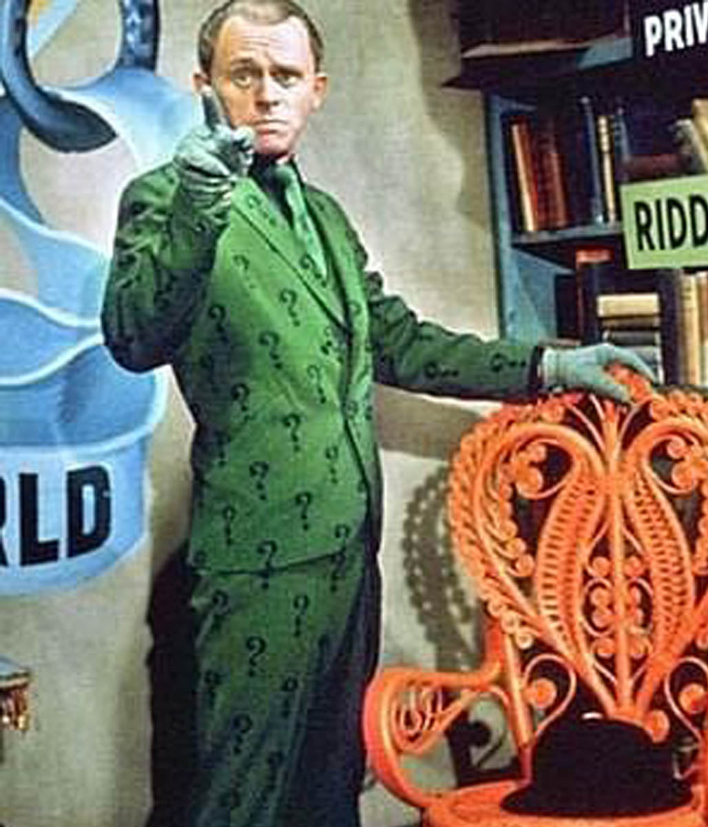 Batman 60s Riddler Suit