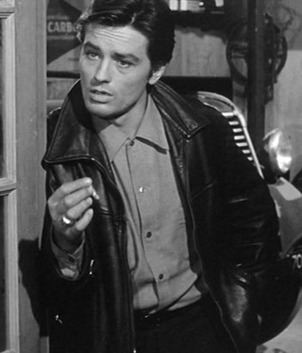 Alain Delon Any Number Can Win Leather Jacket