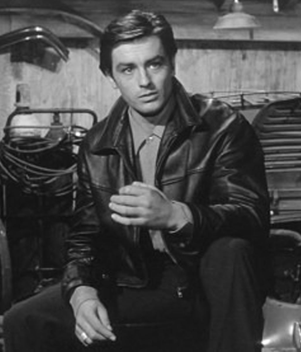 Alain Delon Leather Jacket
