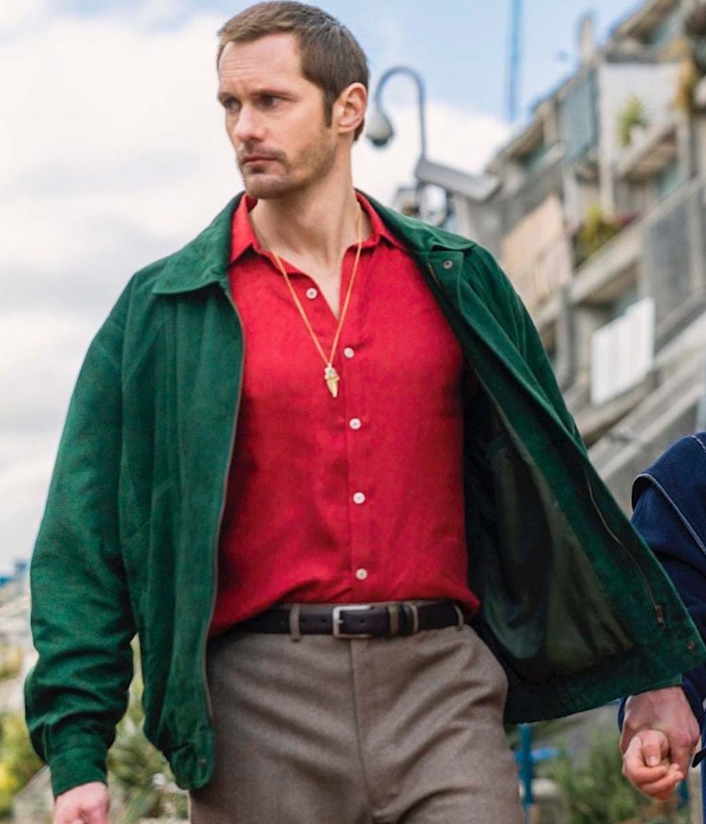 The Little Drummer Girl Alexander Skarsgård Suede Jacket