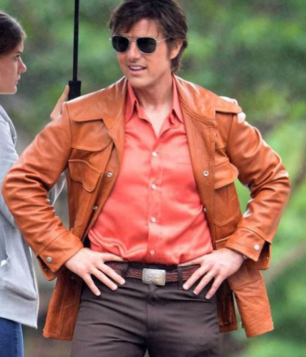 Barry Seal Tom Cruise American Made Leather Coat