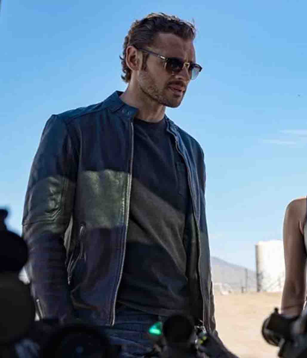The Cleaning Lady Adan Canto Leather Jacket