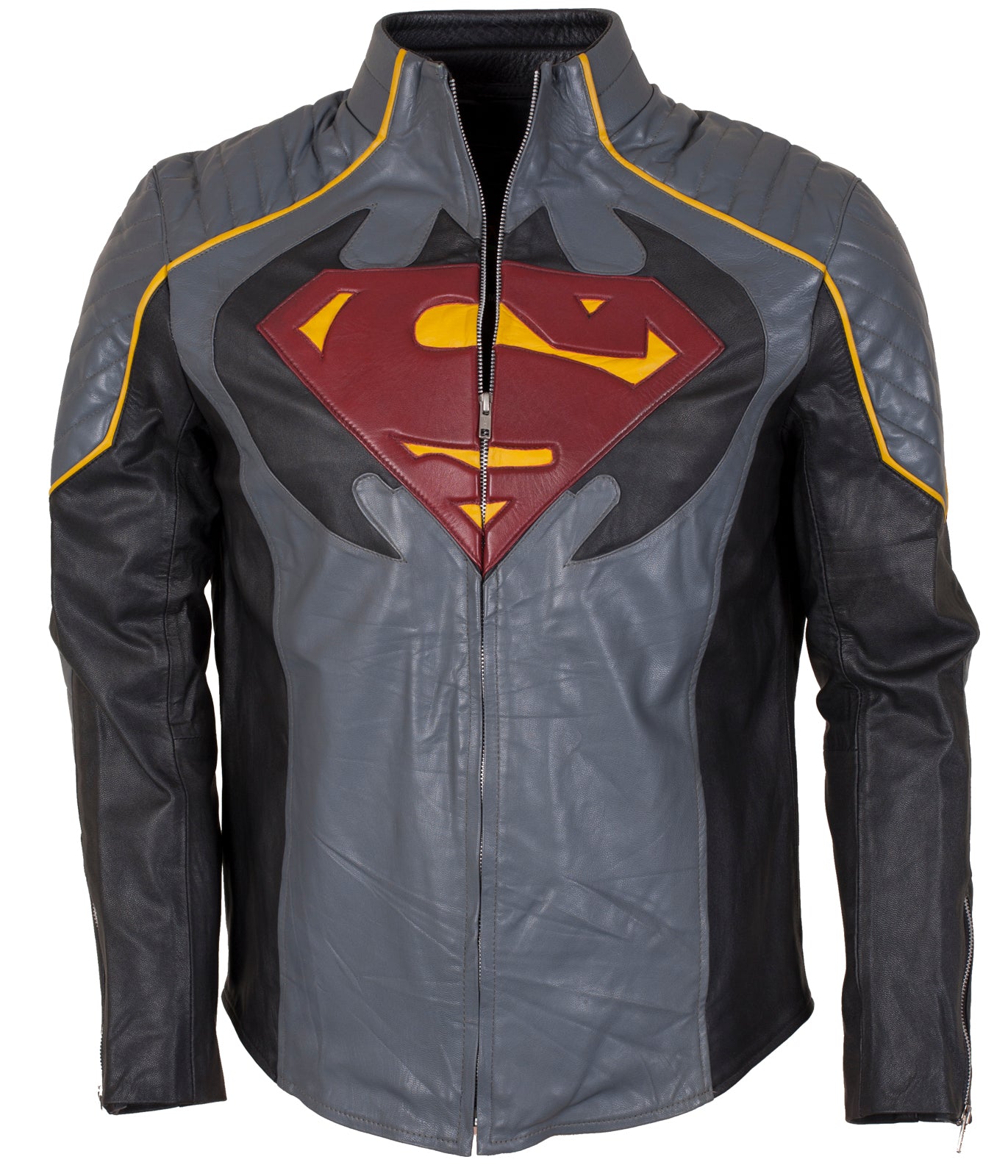 Halloween Batman Superman Leather Jacket