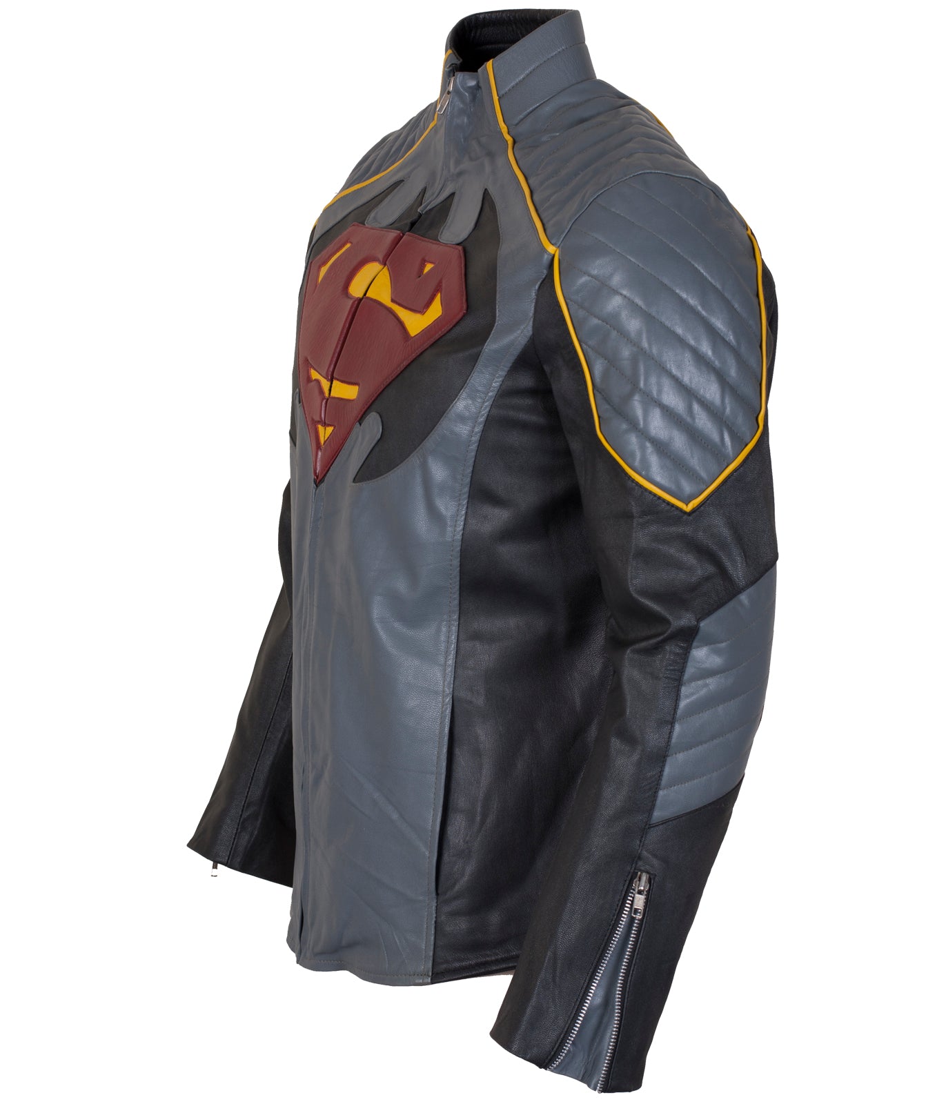 Halloween Batman Superman Leather Jacket