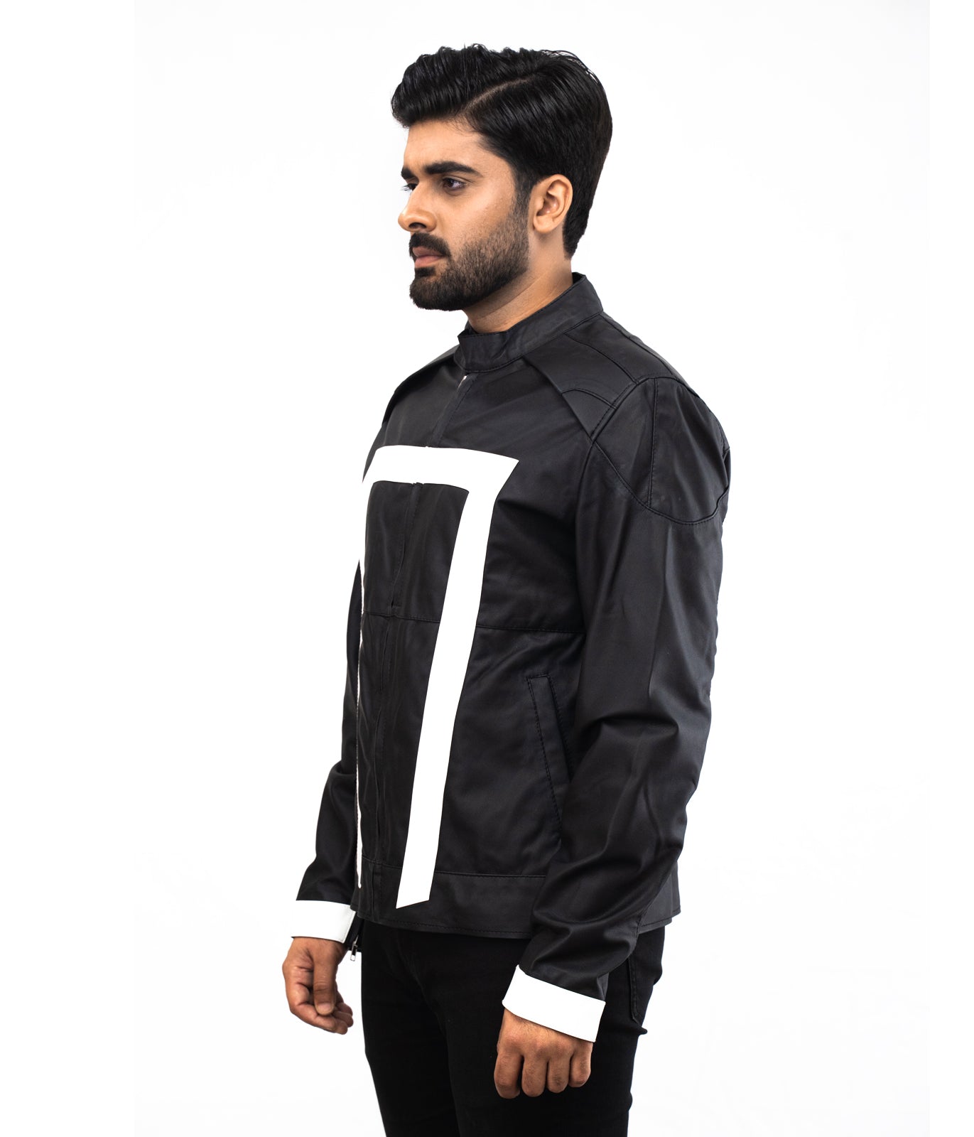 Shield Agents Motorcycle Finnish Leather Jacket