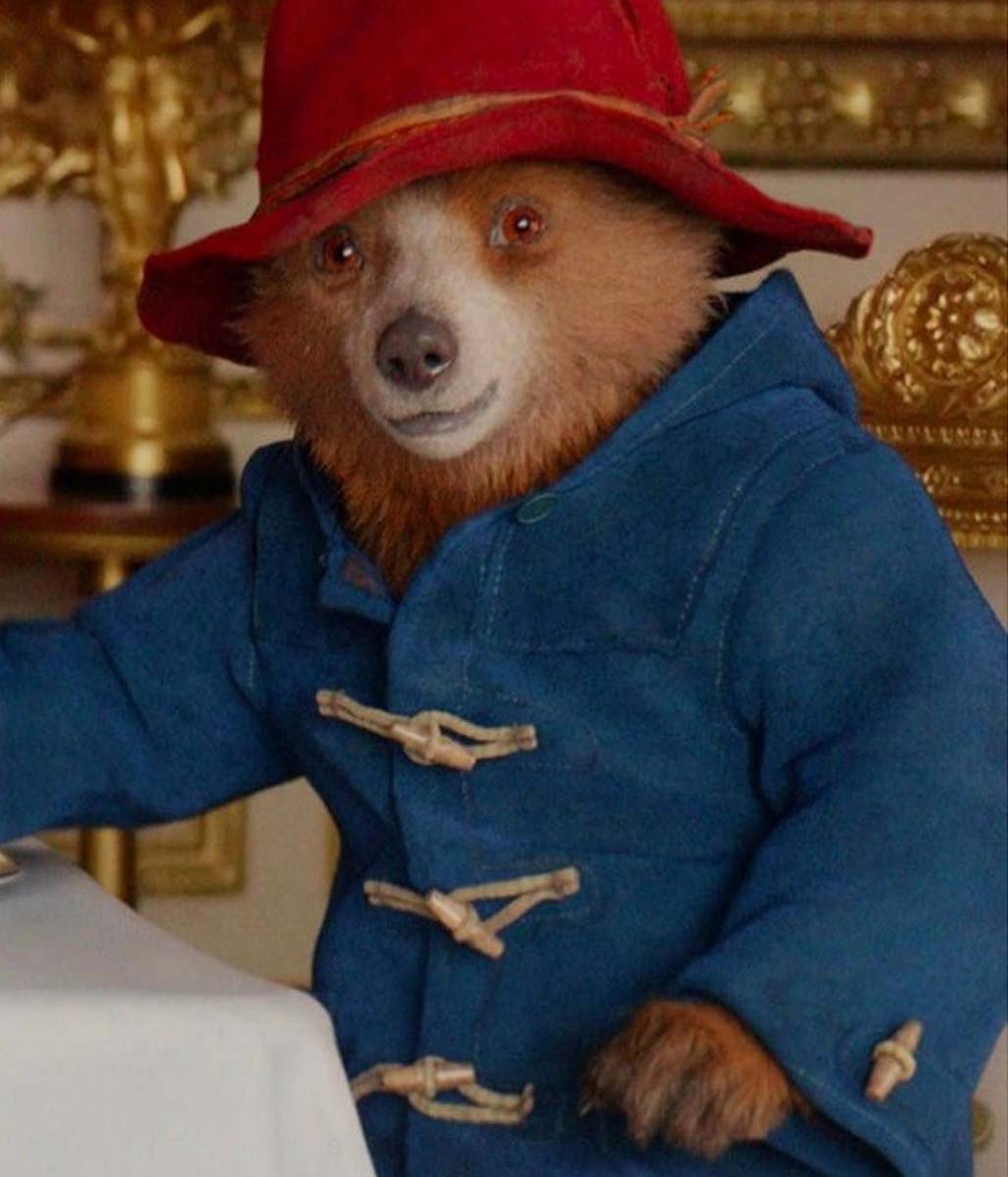 Bear Blue Wool Paddington Coat