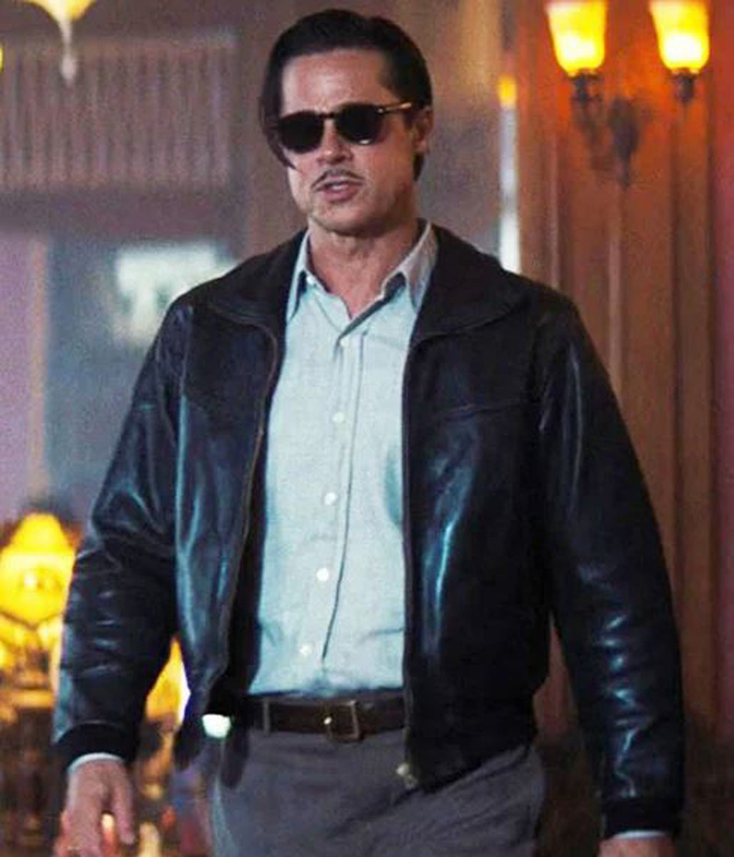 Babylon Brad Pitt Leather Jacket