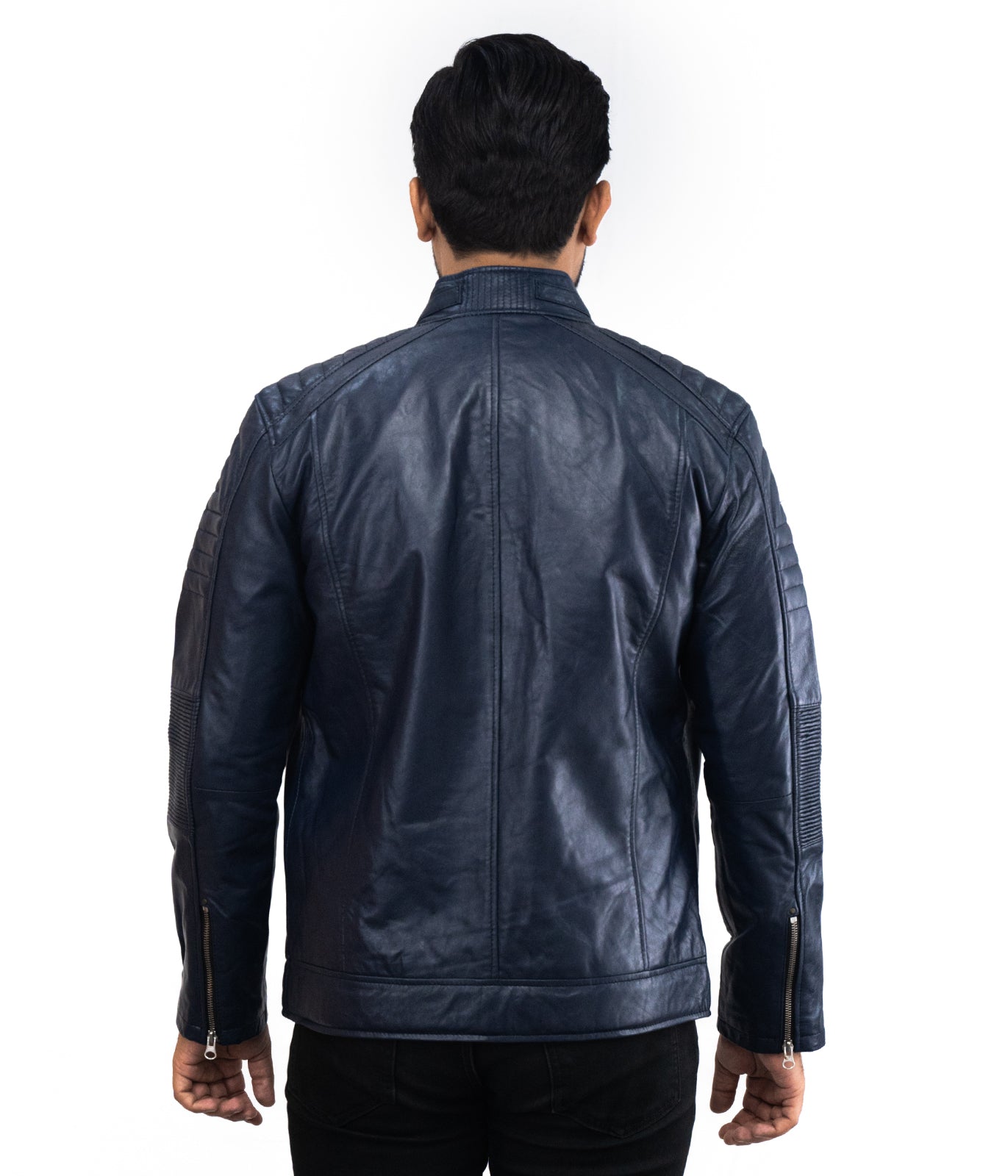 Cafe Racer Scotland Leather Jacket - giacca di pelle firmata