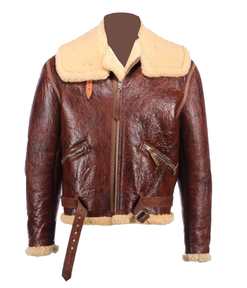 Captain America First Avenger Dominic Cooper Howard Stark Aviator Leather Jacket