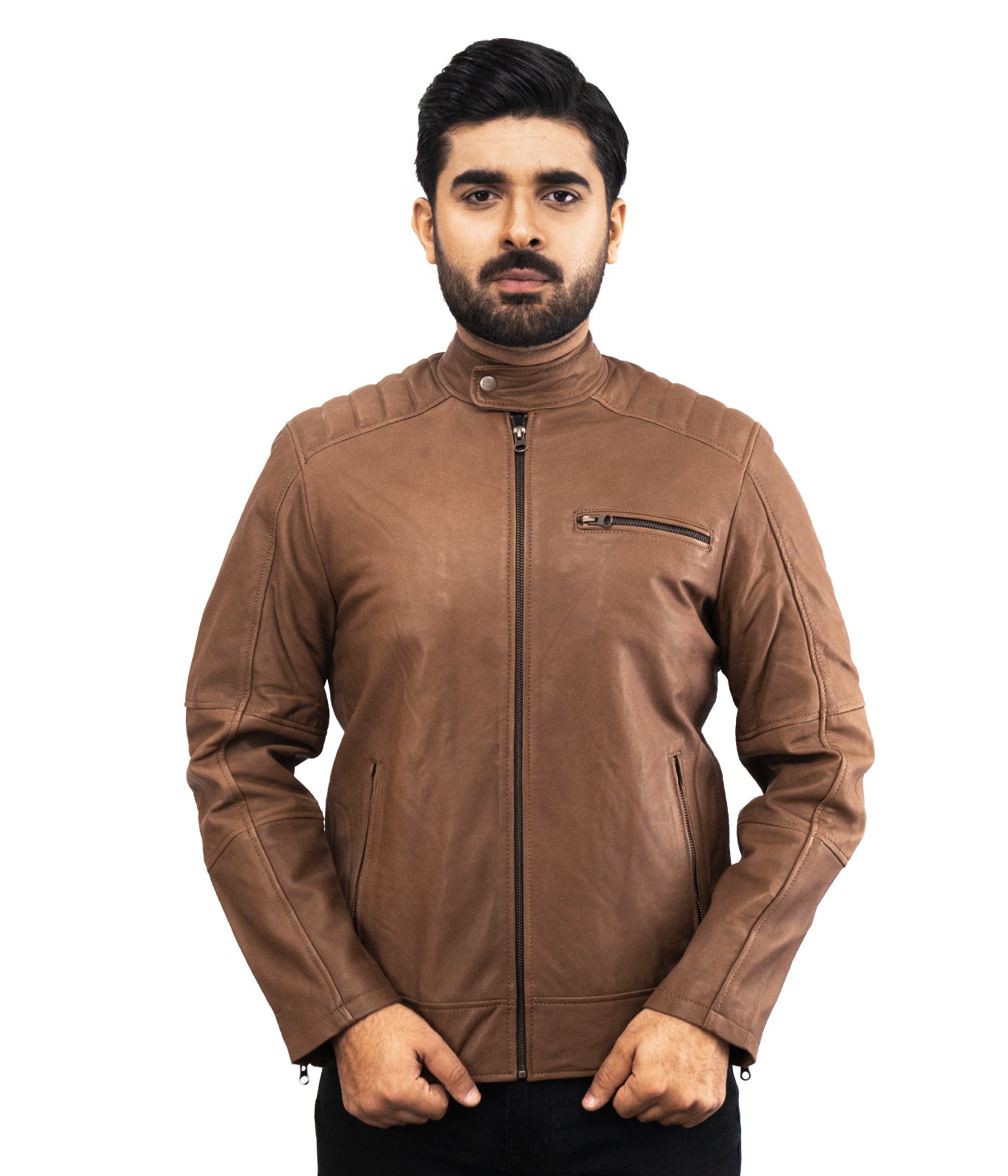 Casual Chouette Biker Leather Jacket