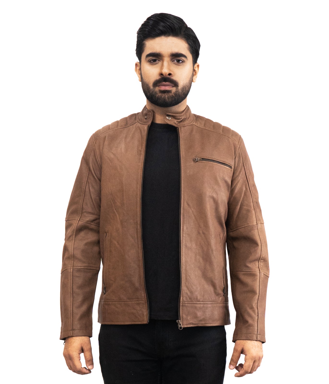 Casual Chouette Biker Leather Jacket
