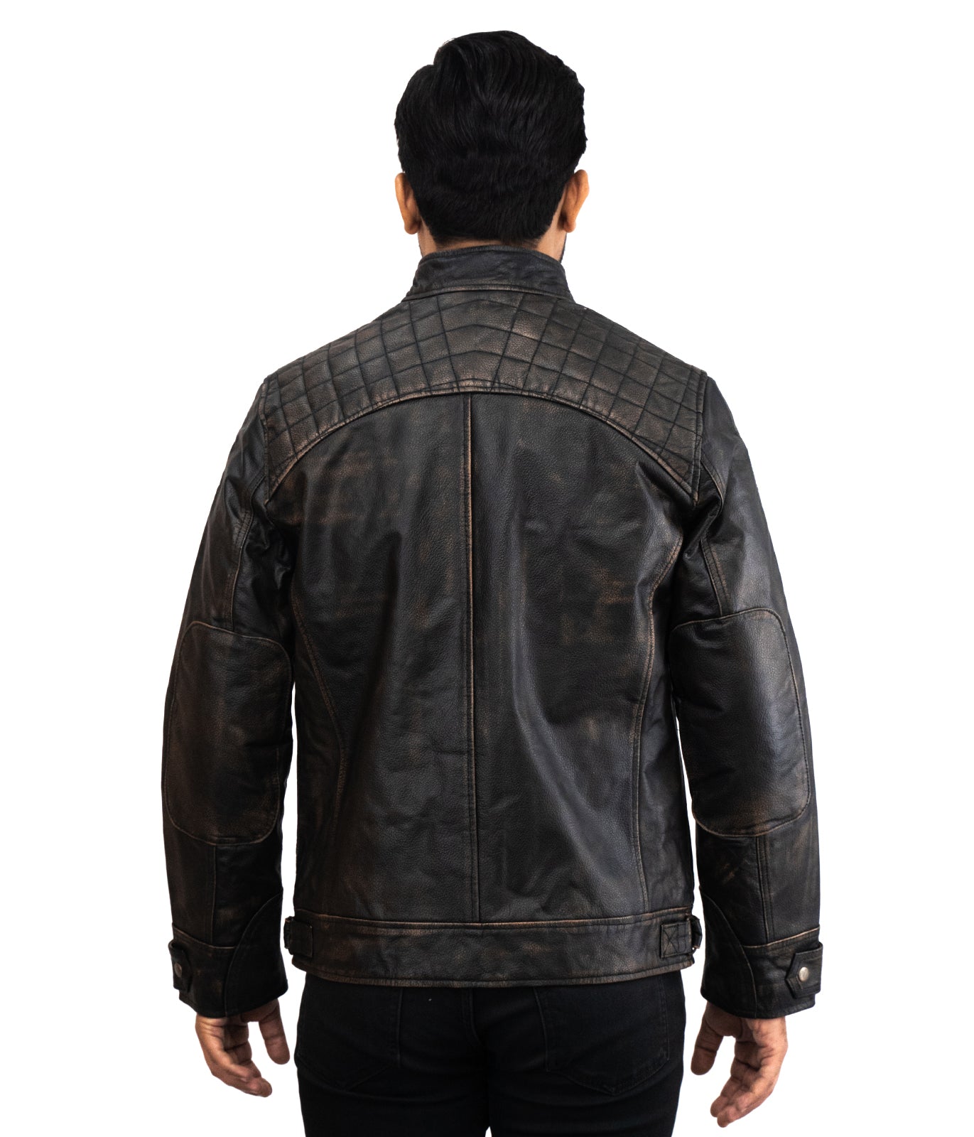 Cavalier Black Casual Leather Jacket - Black Inspired Designer Leather Jacket