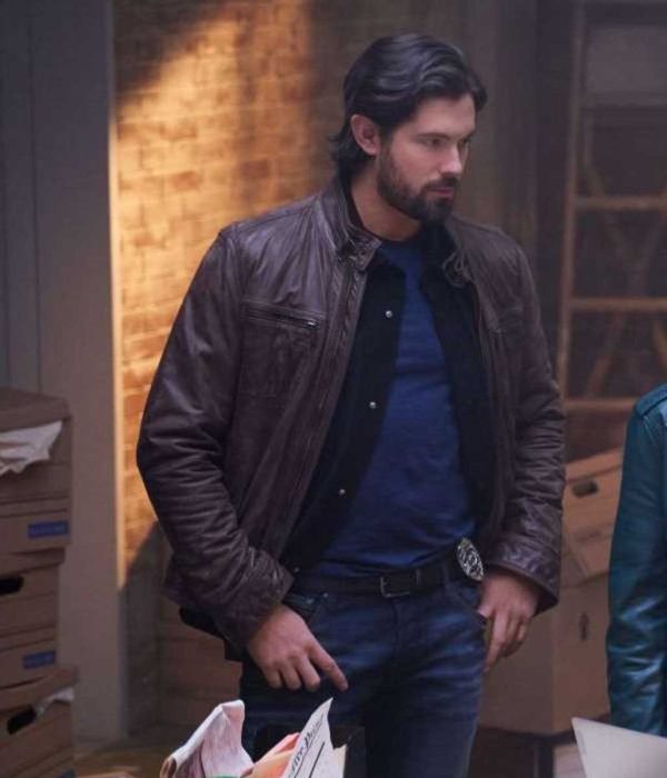 Tipline Mysteries: Dial 1 for Murder Chris McNally Leather Jacket