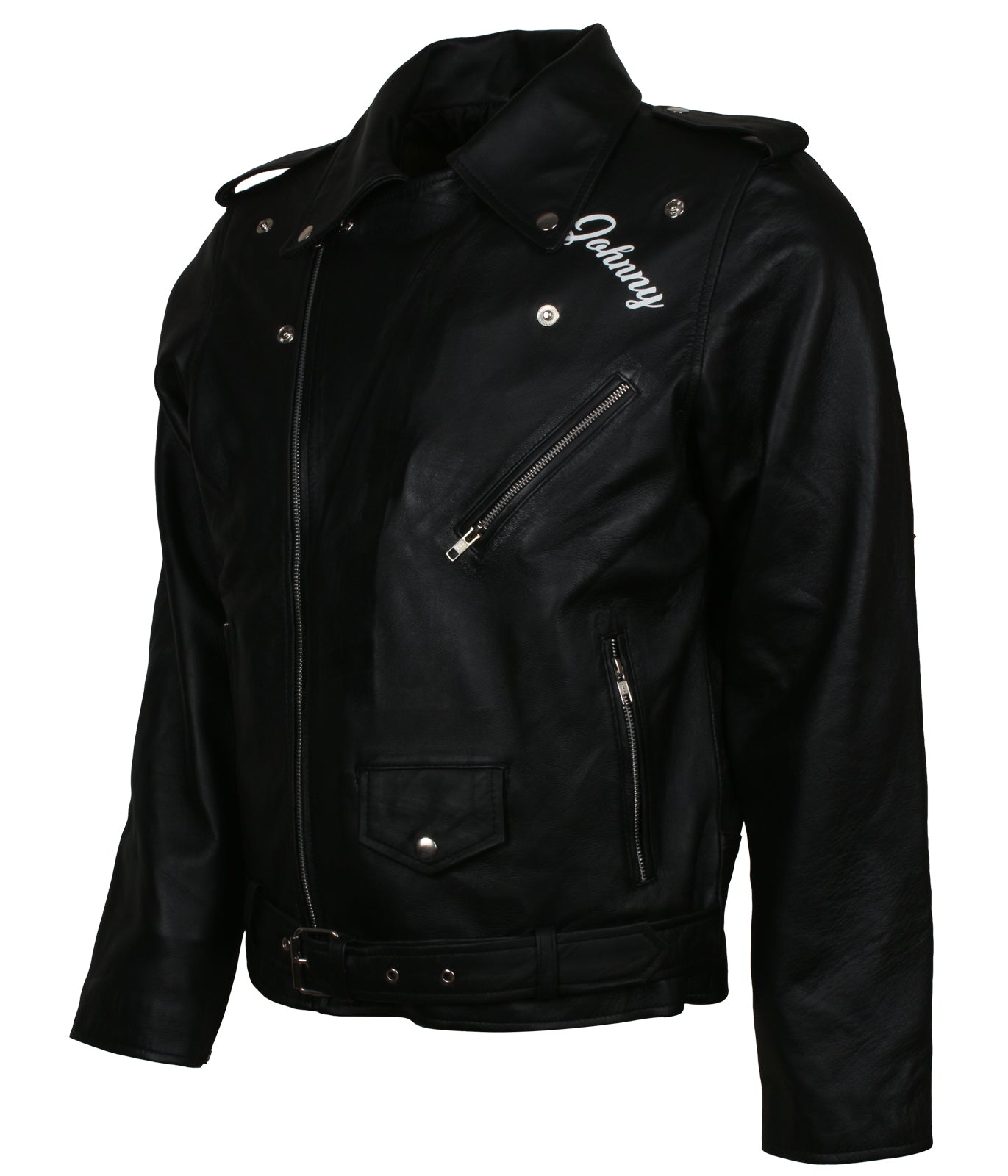 The Black Classic Marlon Brando Leather Jacket
