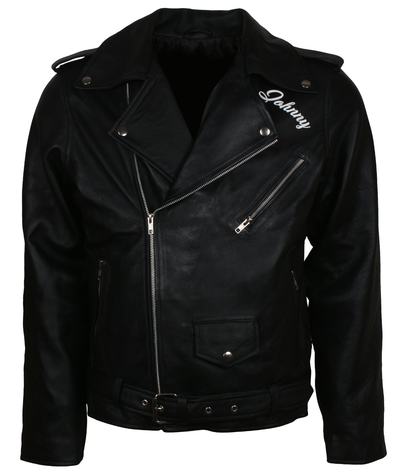 The Black Classic Marlon Brando Leather Jacket