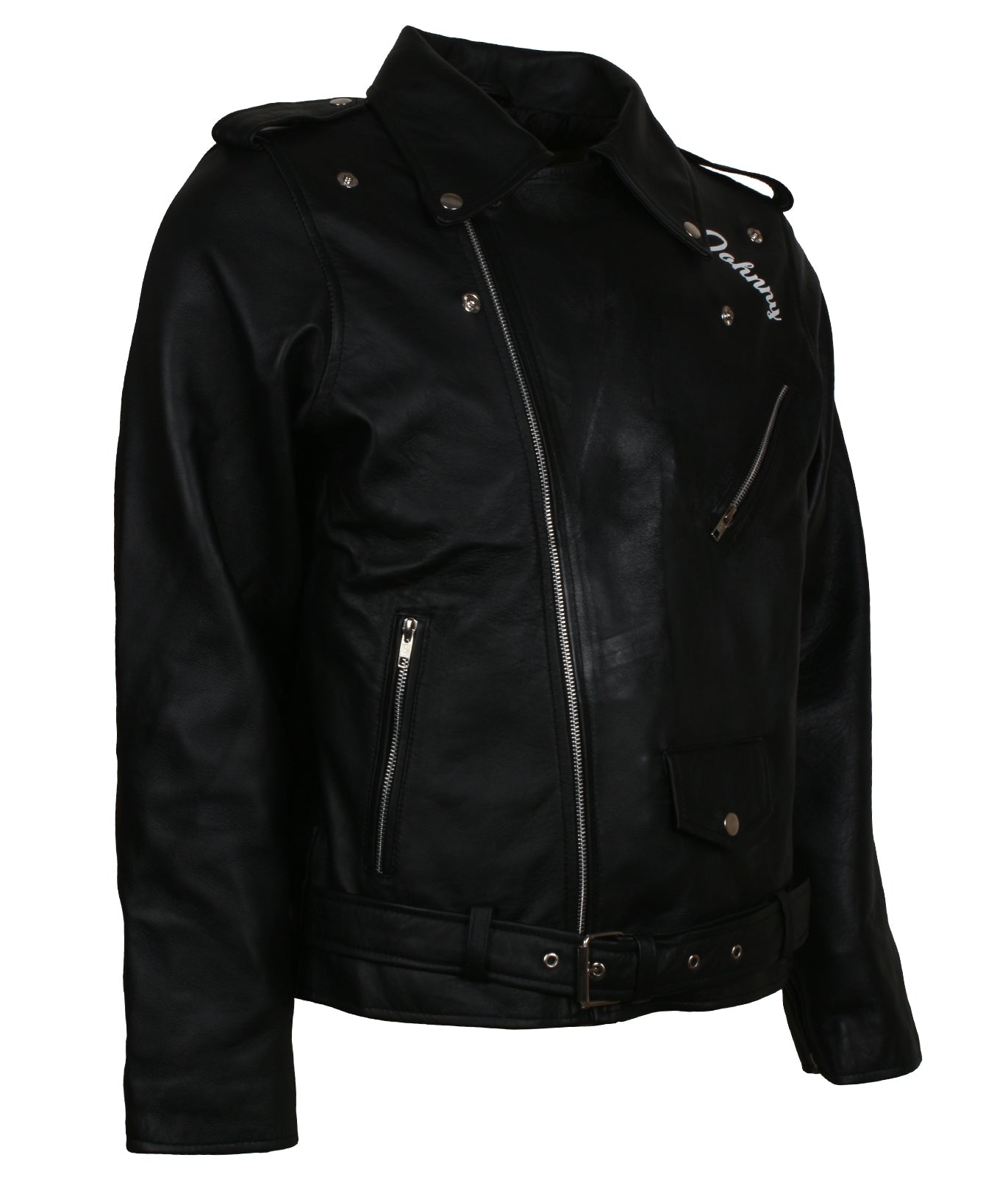 The Black Classic Marlon Brando Leather Jacket