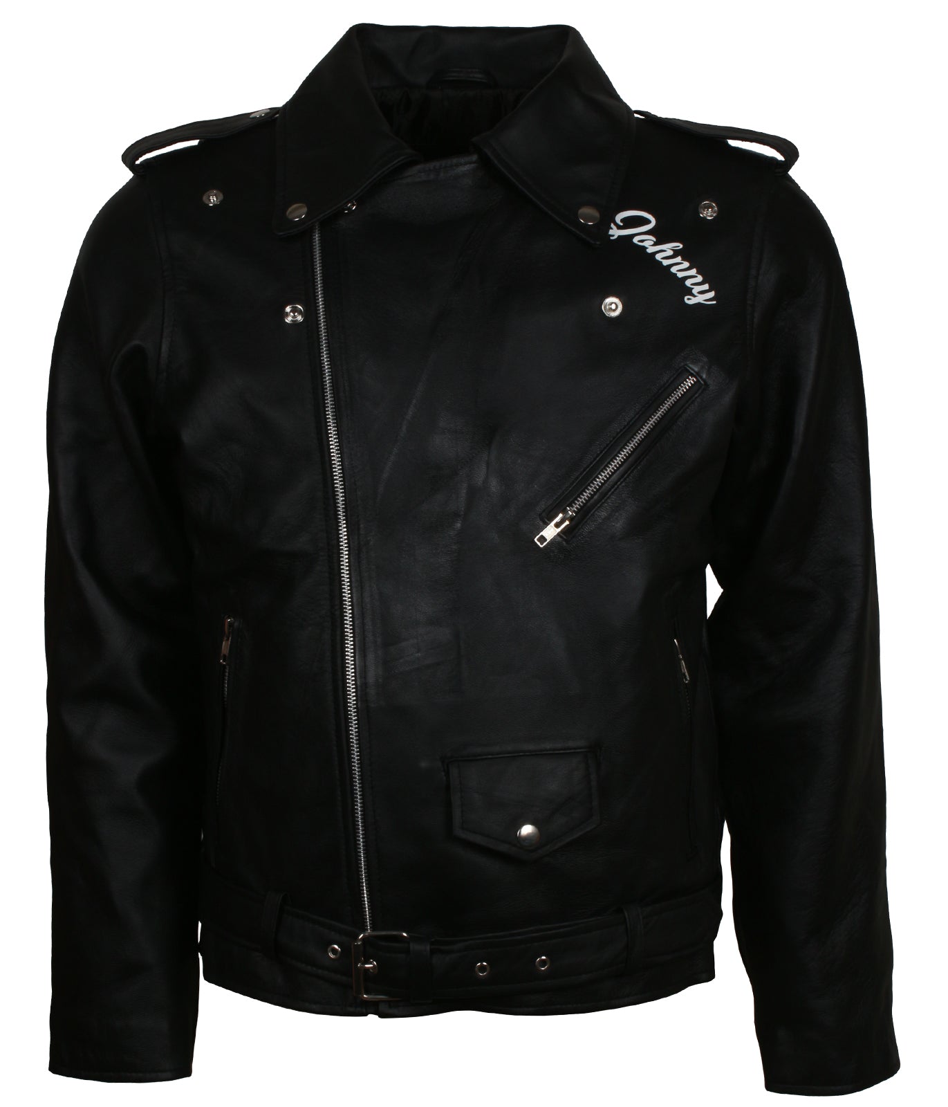 The Black Classic Marlon Brando Leather Jacket