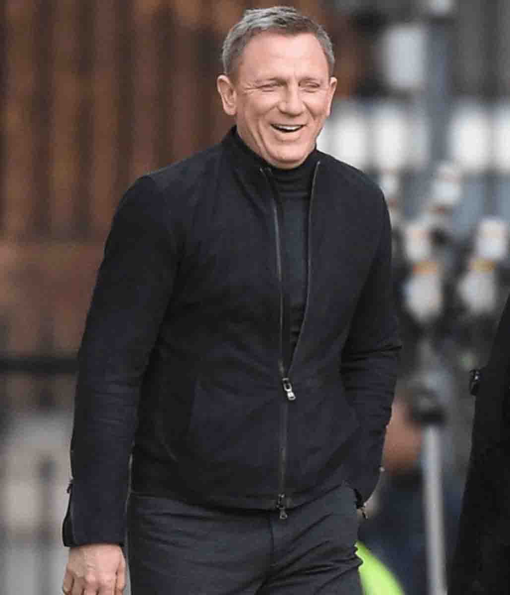 Daniel Craig James Bond Suede Jacket