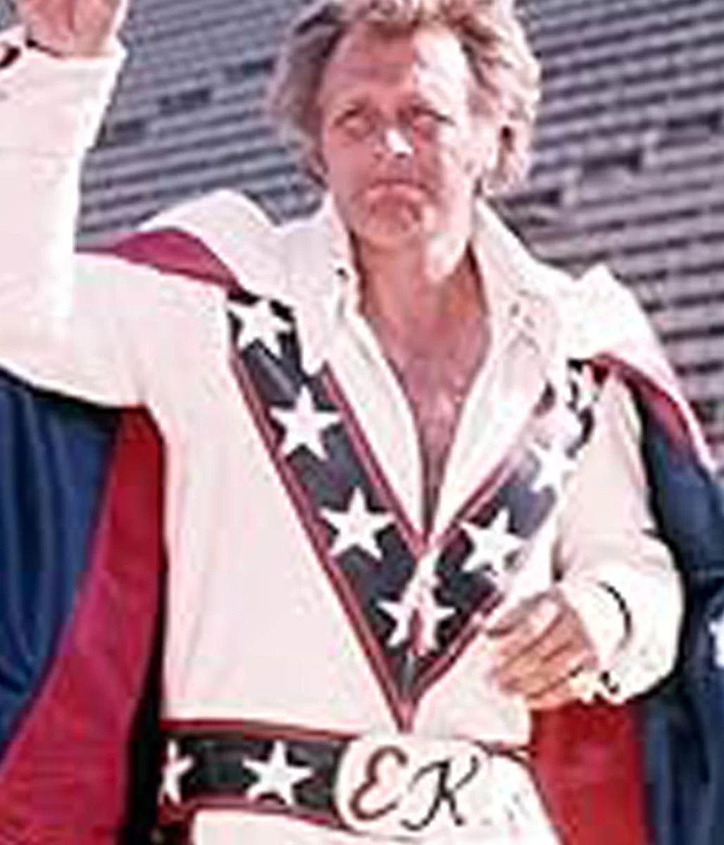 Evel Knievel Motorcycle Leather Jacket