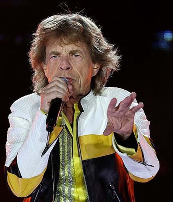 The Rolling Stones Mick Jagger Hackney Diamonds Leather Jacket