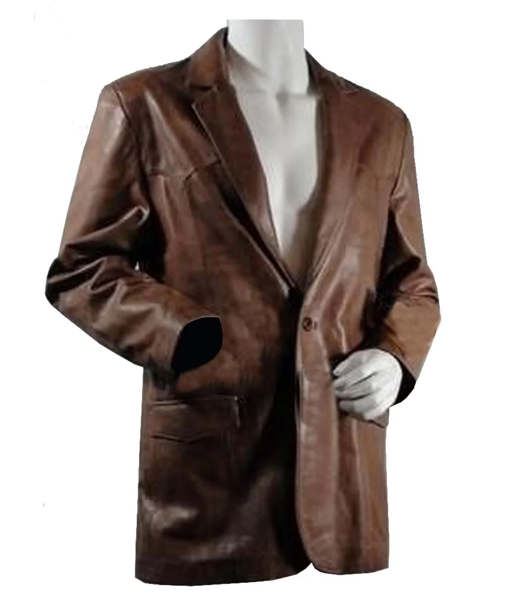 Blake Shields Heroes Flint Gordon Leather Jacket