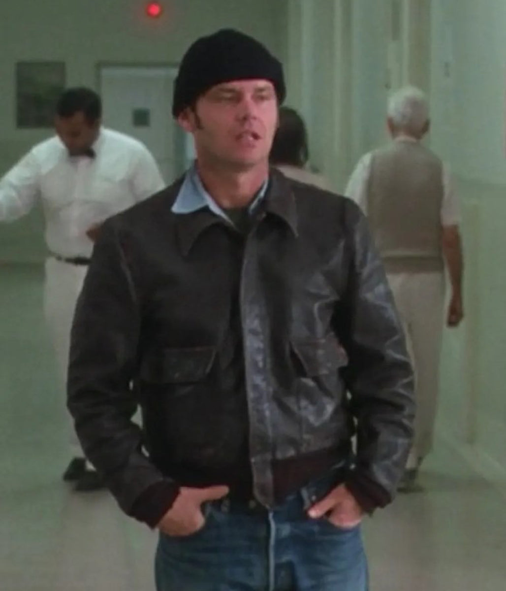 Jack Nicholson One Flew Over the Cuckoo’s Nest Randle Leather Jacket