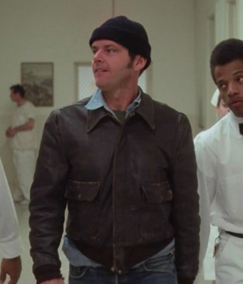 Jack Nicholson One Flew Over the Cuckoo’s Nest Randle Leather Jacket