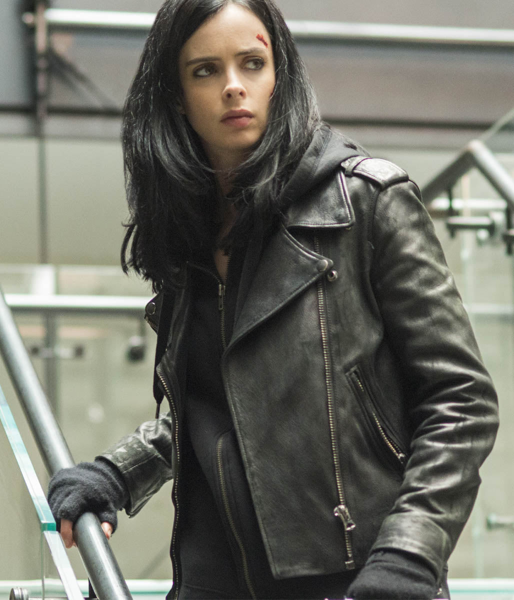 The Defenders Jessica Jones Krysten Ritter Leather Jacket