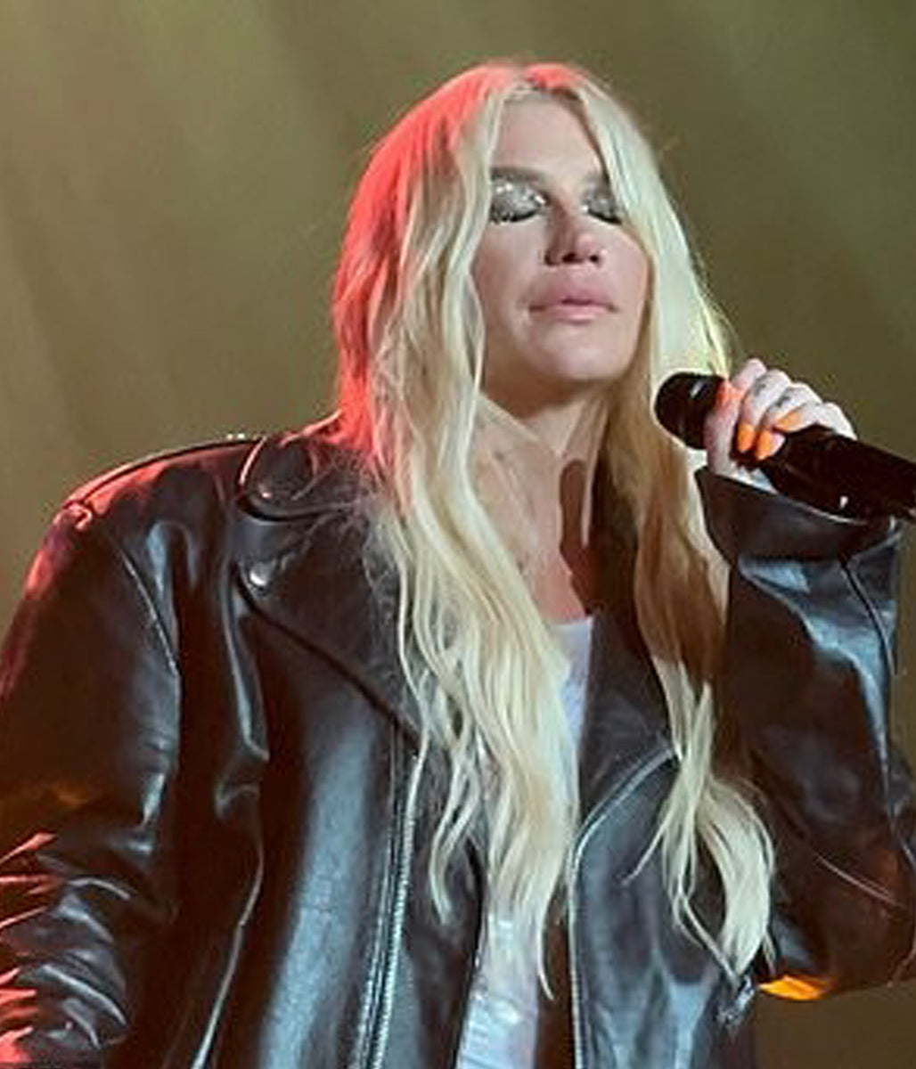 Atlantic City Hard Rock Casino Concert Kesha Leather Jacket