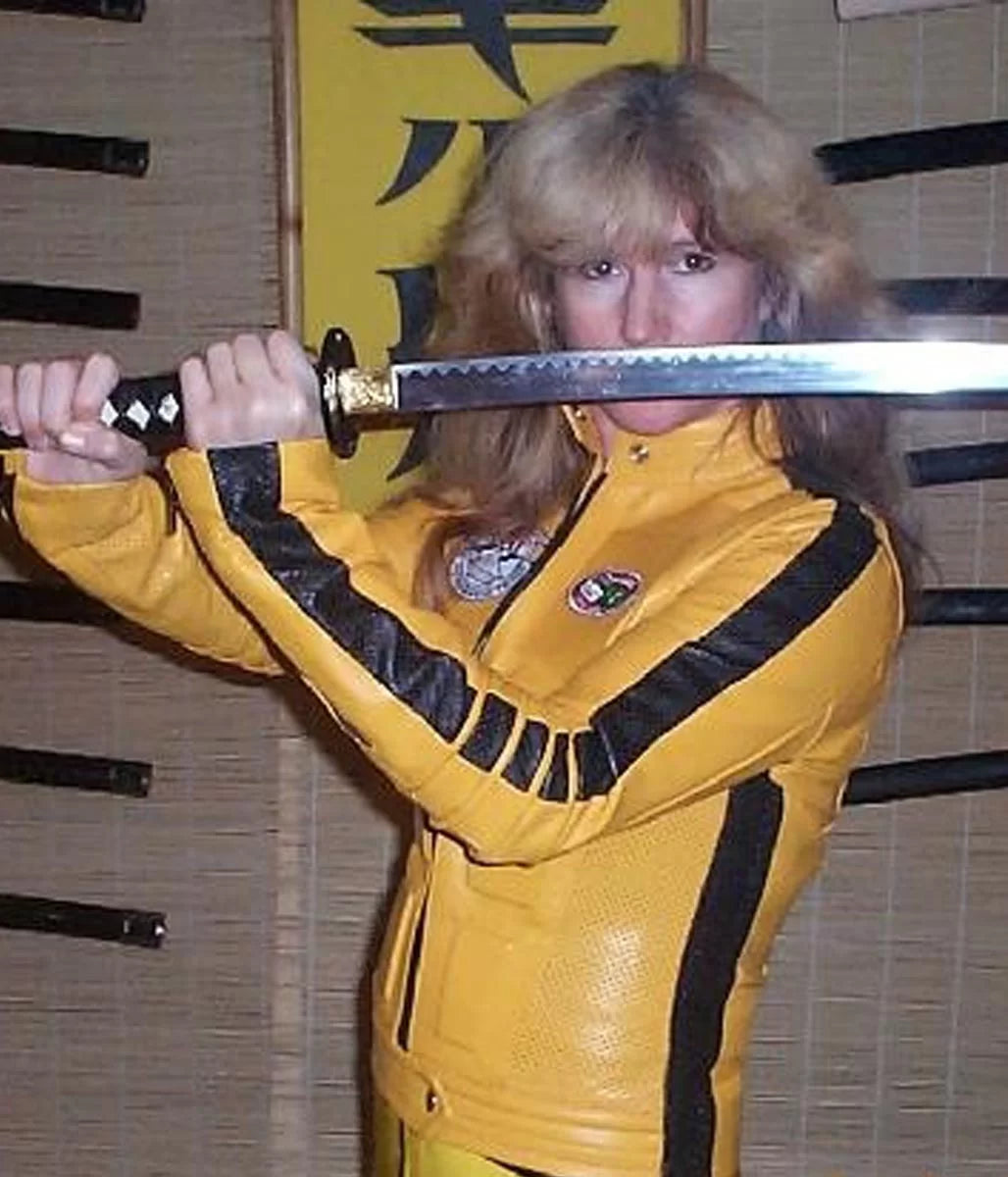 Uma Thurman Kill Bill Bride Leather Jacket
