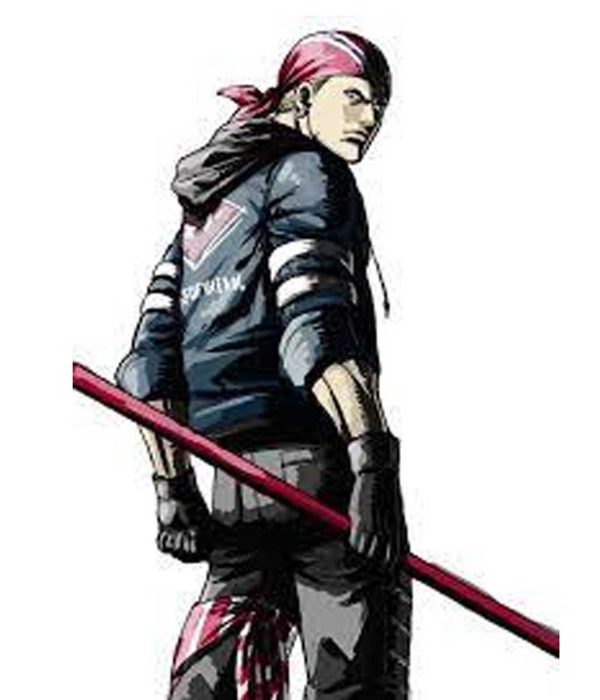 Warning Leather King Of Fighters Billy Kane Jacket