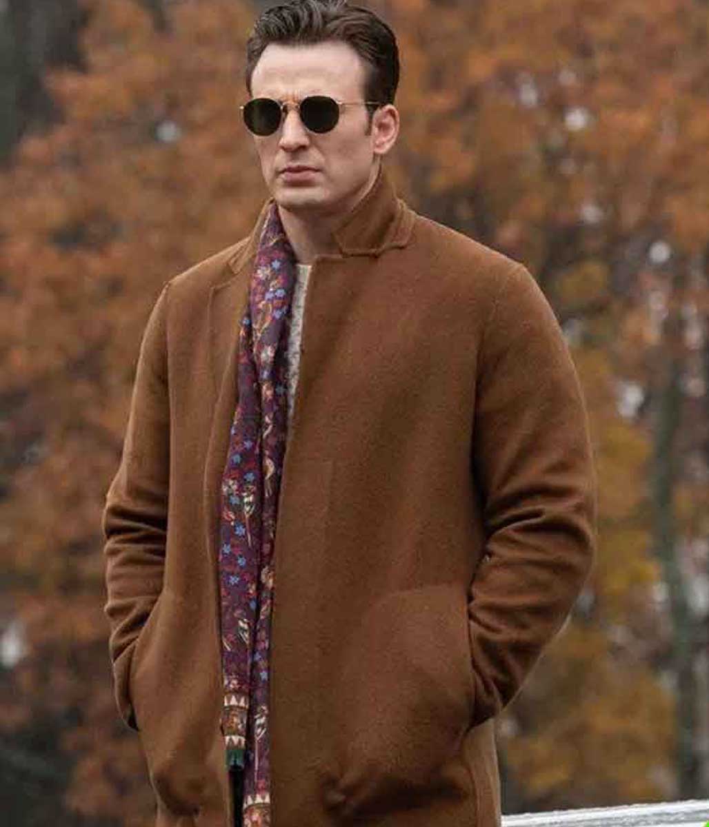 Ransom Drysdale Knives Out Chris Evans Coat