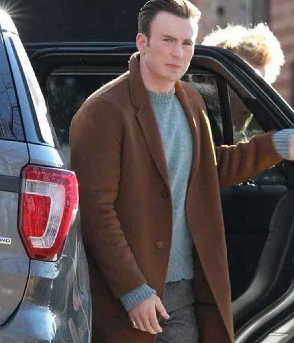 Ransom Drysdale Knives Out Chris Evans Coat