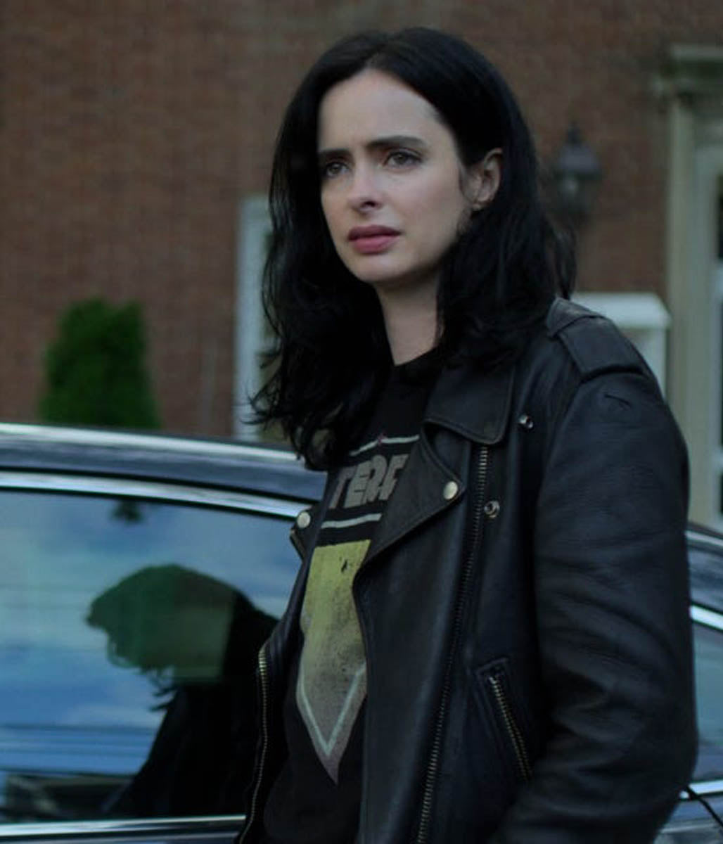 The Defenders Jessica Jones Krysten Ritter Leather Jacket