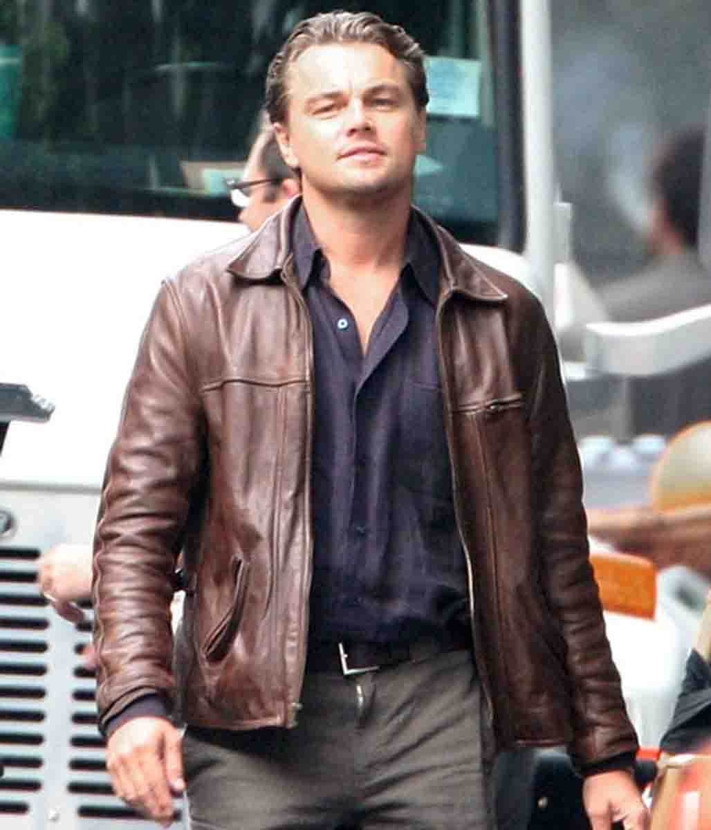 Leonardo DiCaprio Inception Cobb Leather Jacket