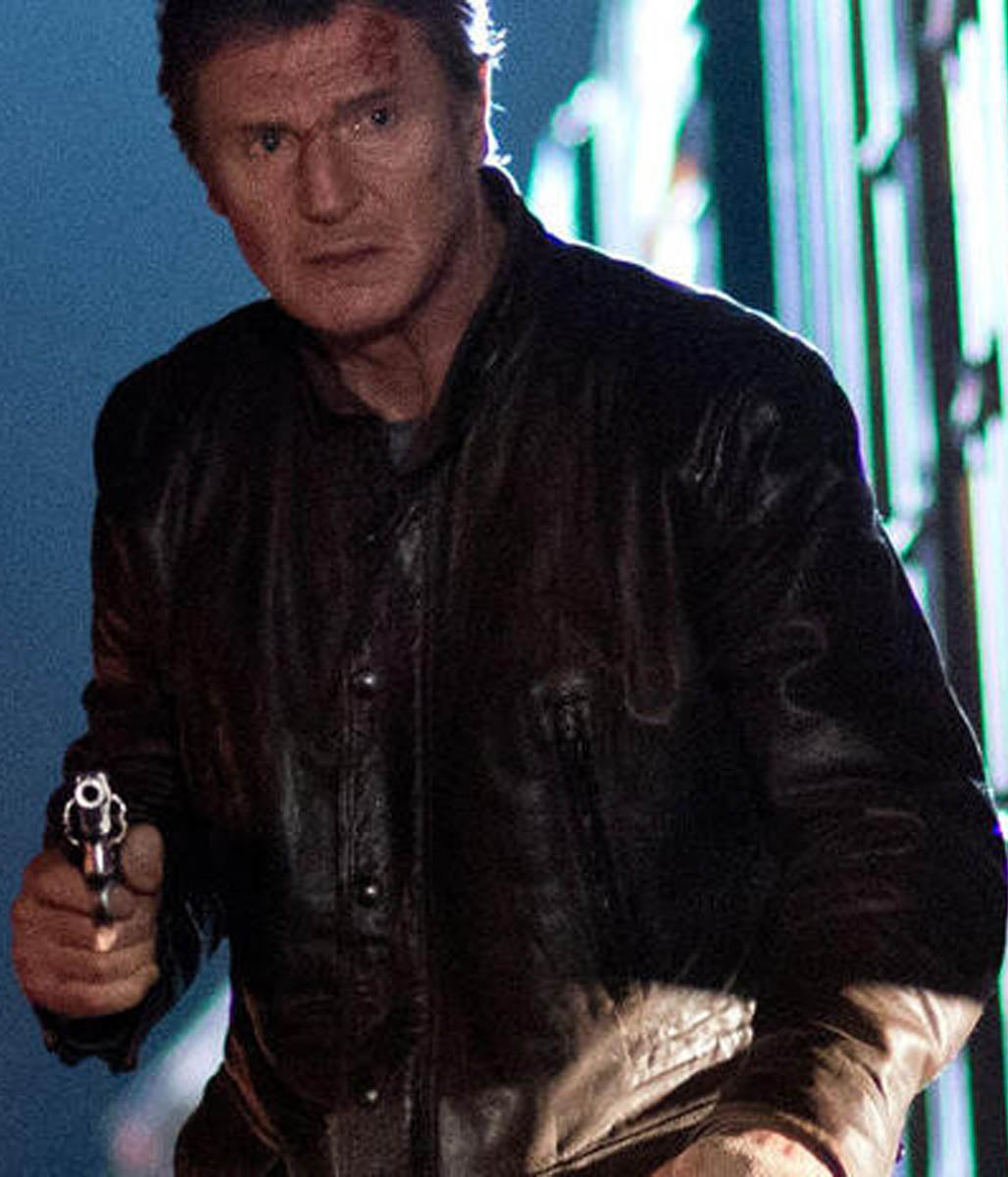 Jimmy Conlon Run All Night Liam Neeson Leather Jacket