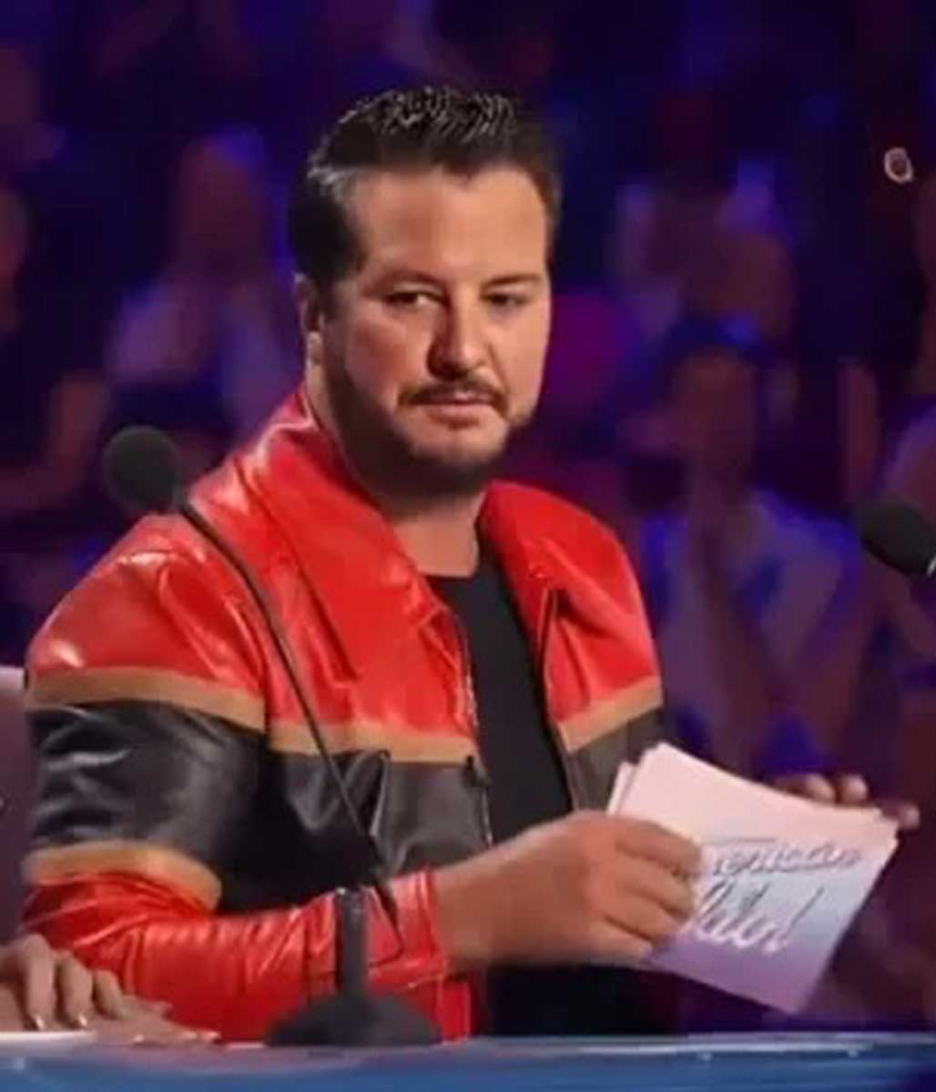 American Idol Luke Bryan Leather Jacket