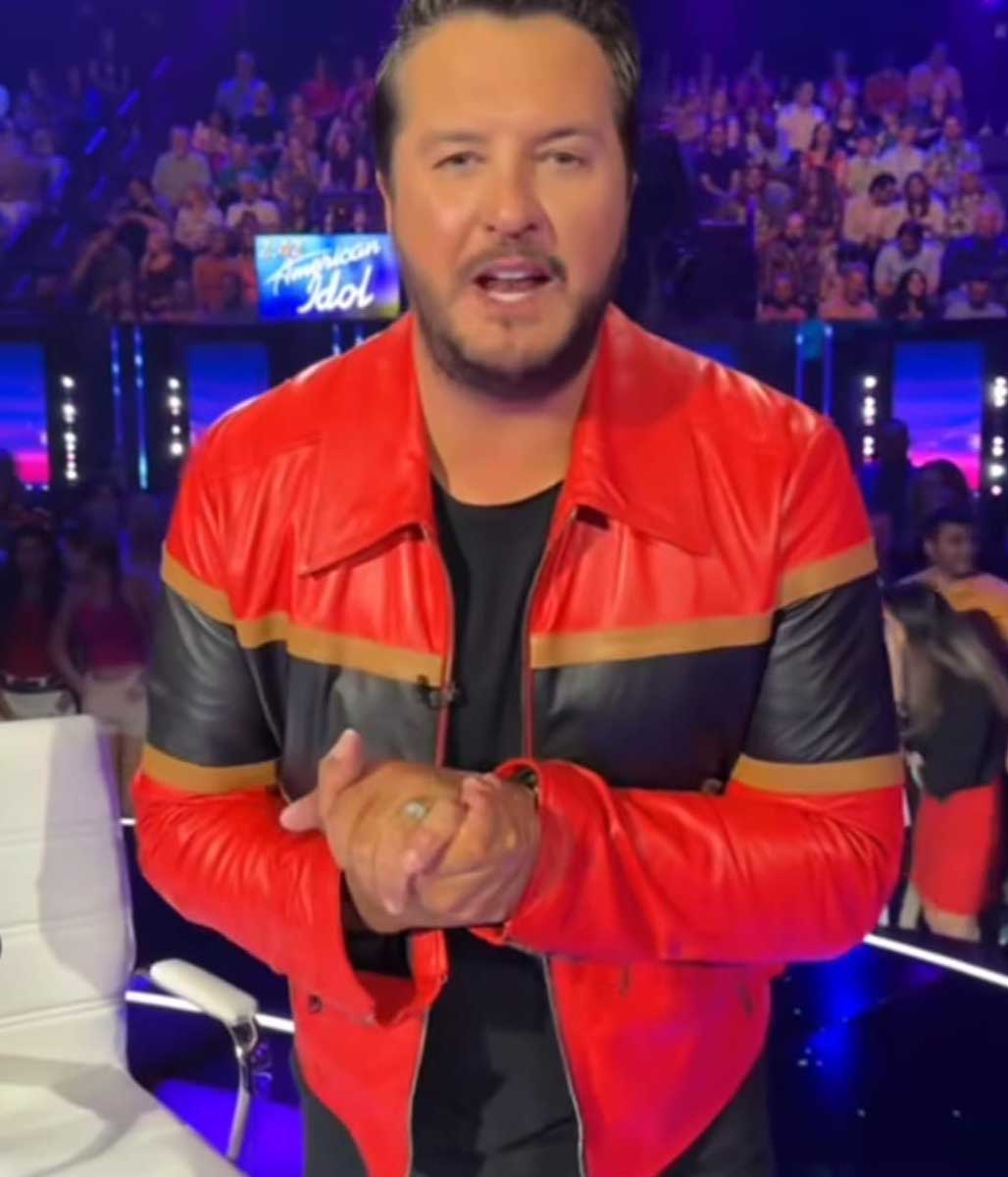 American Idol Luke Bryan Leather Jacket