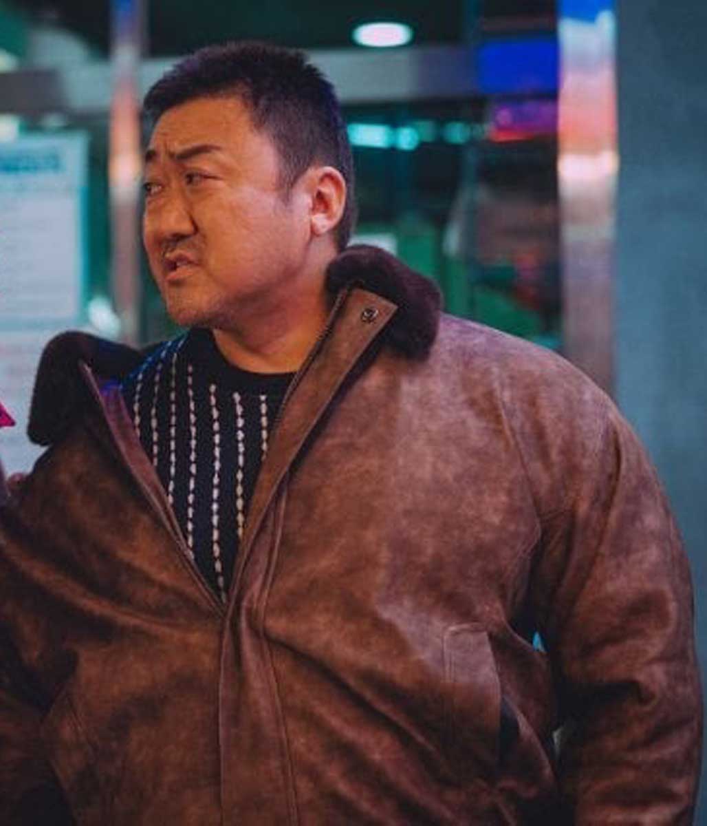 Detective Seok-do Ma Dong Seok Leather Jacket