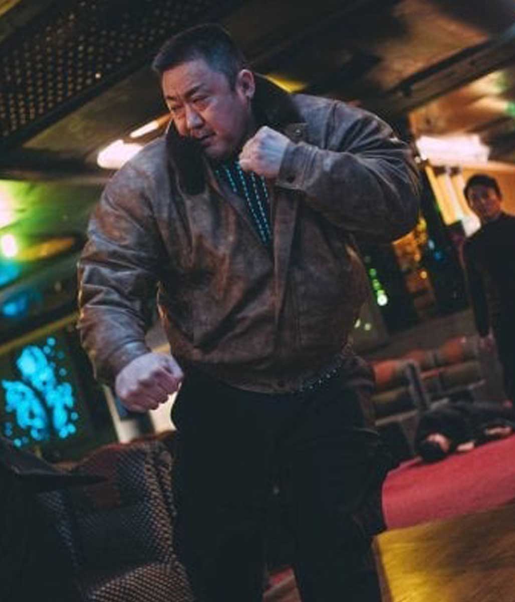 Detective Seok-do Ma Dong Seok Leather Jacket