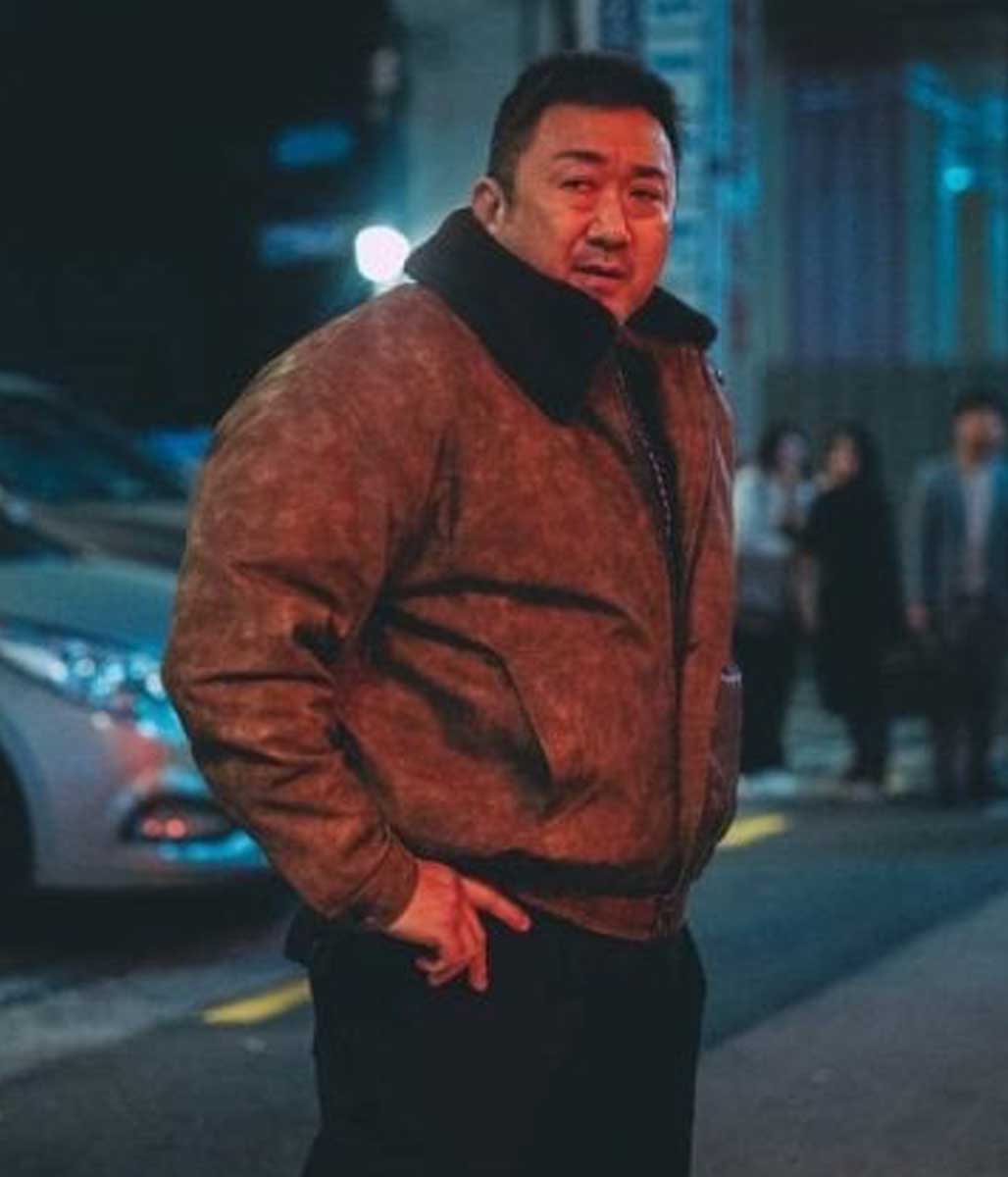 Detective Seok-do Ma Dong Seok Leather Jacket