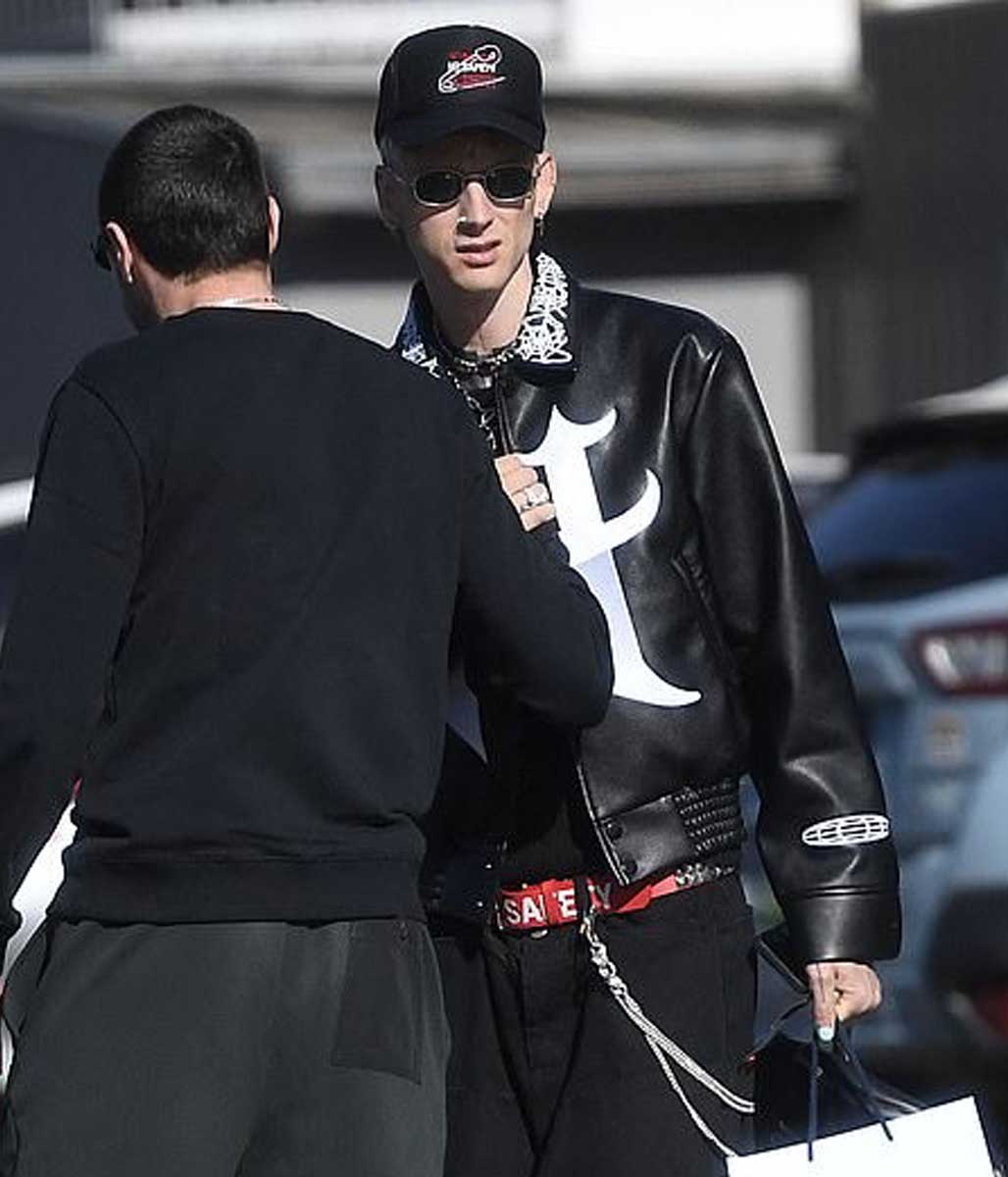 Machine Gun Kelly Motorcycle Leather Jacket