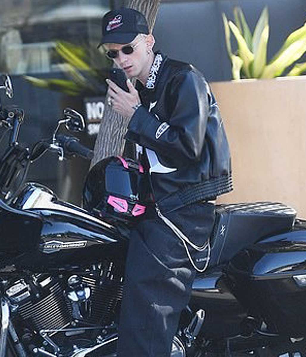Machine Gun Kelly Motorcycle Leather Jacket