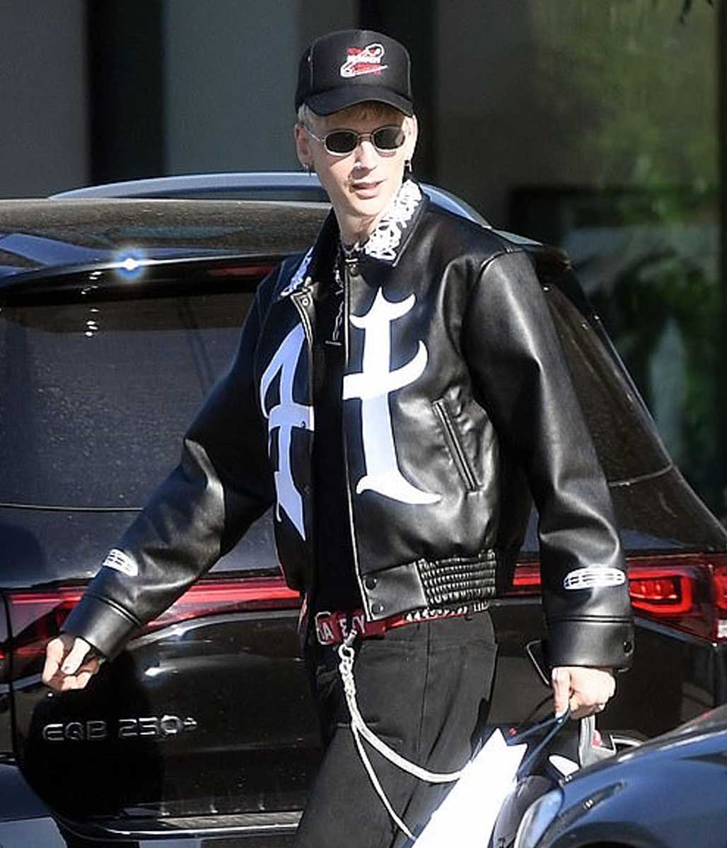 Machine Gun Kelly Motorcycle Leather Jacket