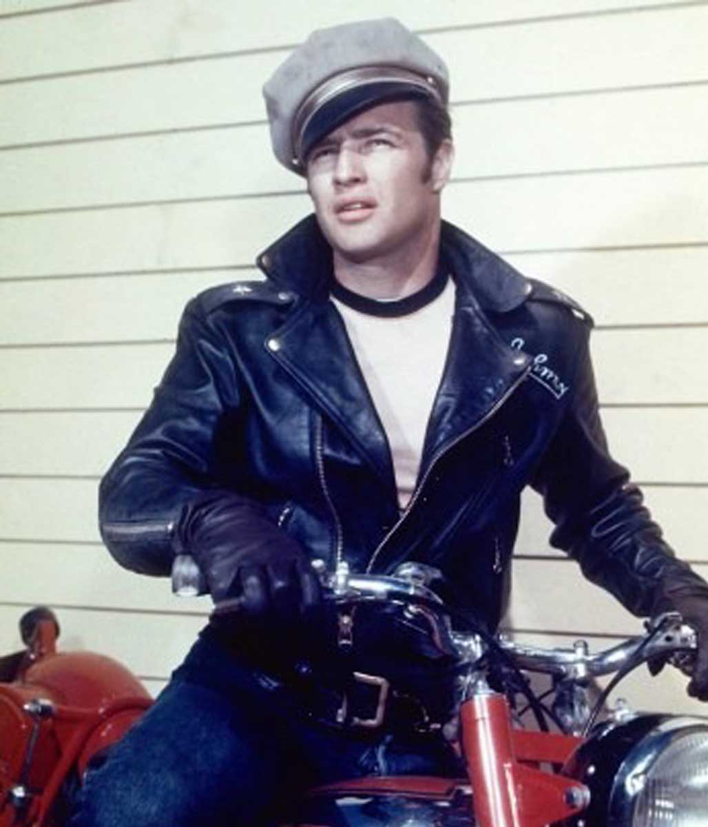 The Black Classic Marlon Brando Leather Jacket
