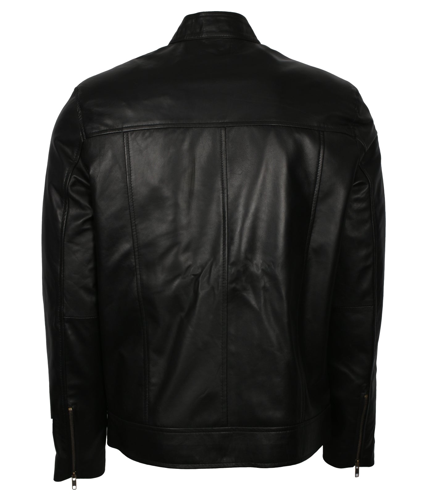 Men's Biker Black Genuine Leather Jacket - Casual Top G Leather Jacket