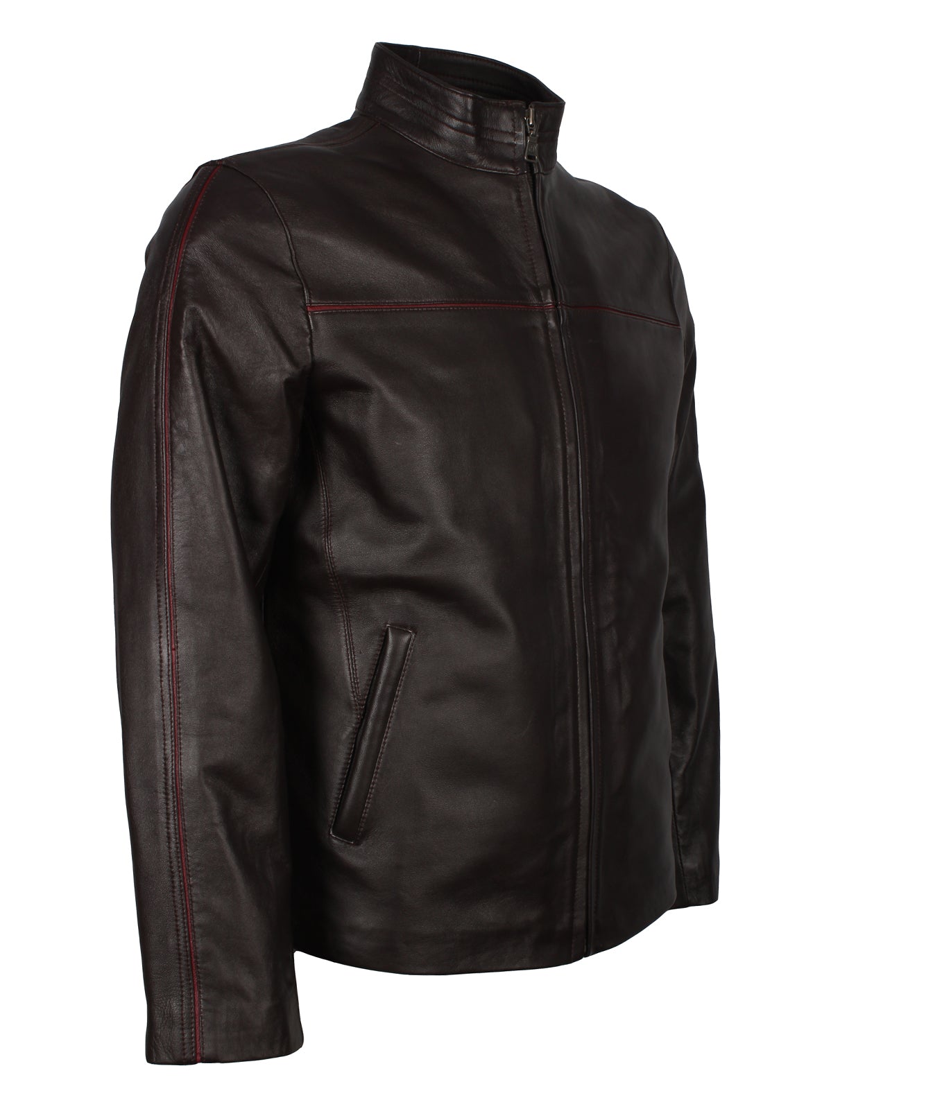 Men's Designer Black Biker Leather Jacket