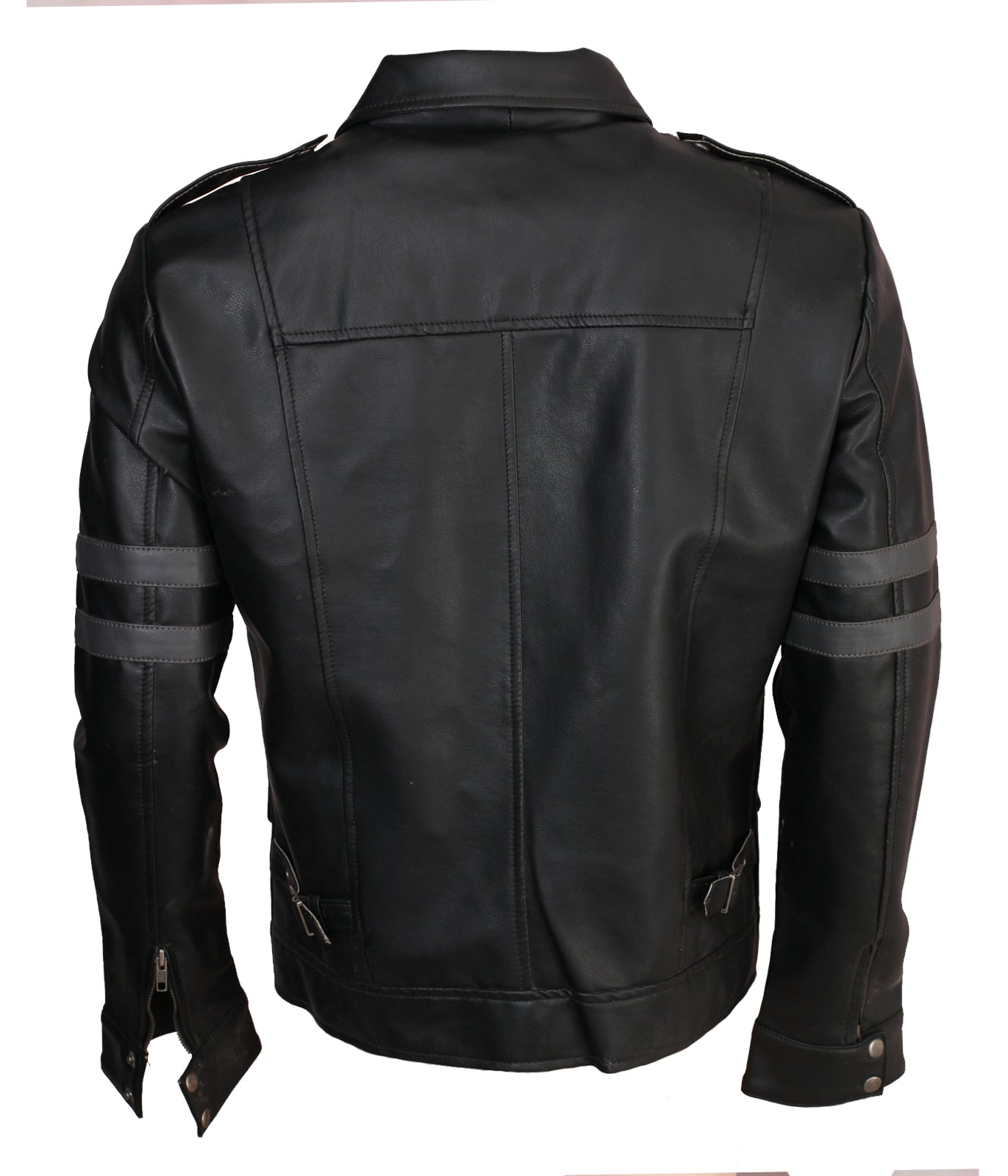 Men's Resident Evil Multi Pockets Genuine Leather Jacket
