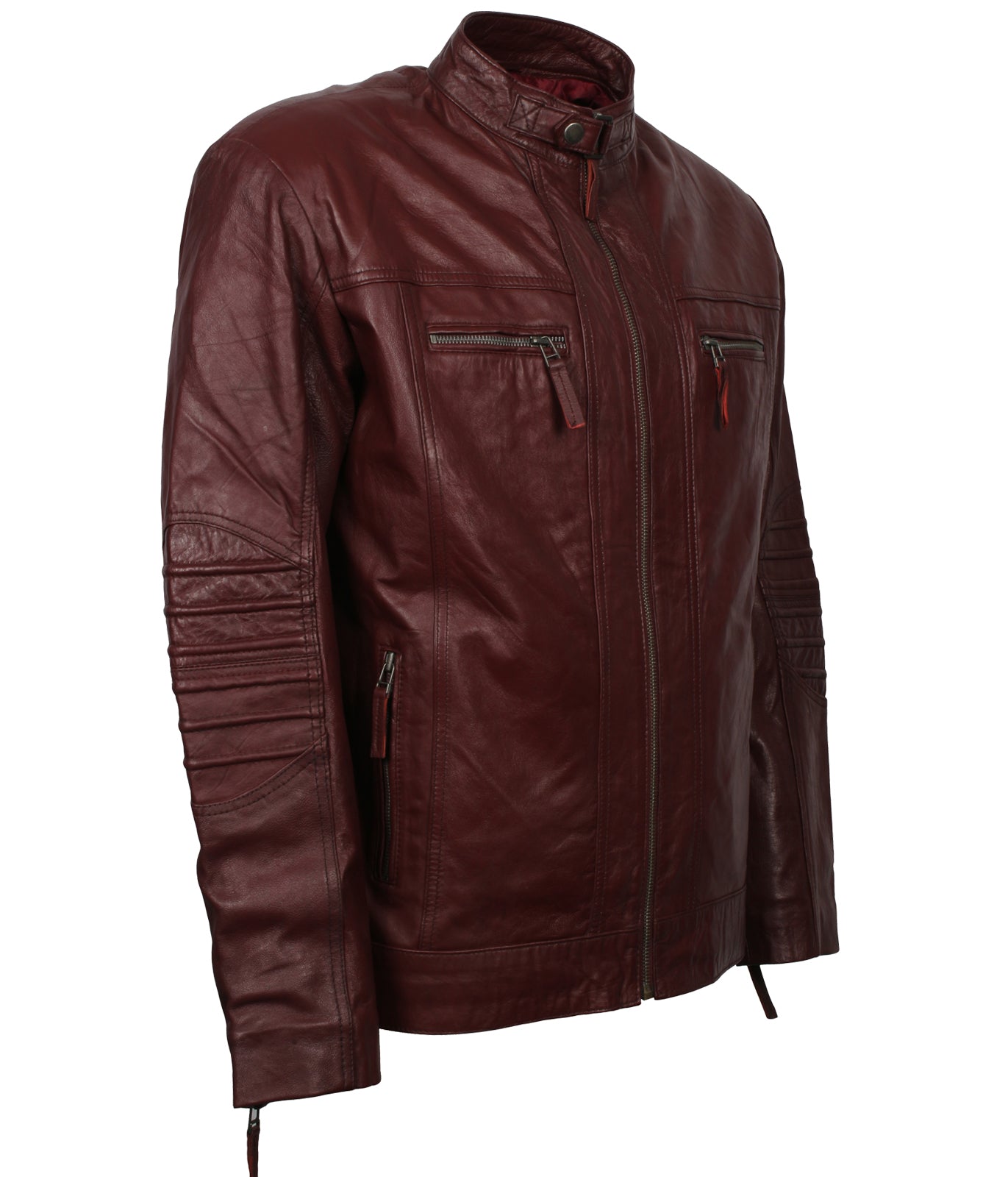 Motorcycle Real Vintage Biker Leather Jacket