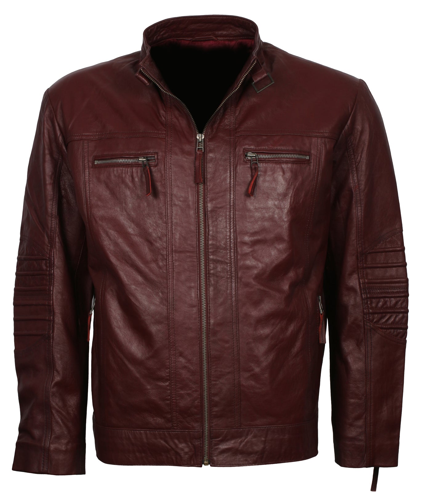 Motorcycle Real Vintage Biker Leather Jacket